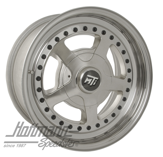 MTI Edelstahlfelge, 7.5x15 ET22, vernickelt