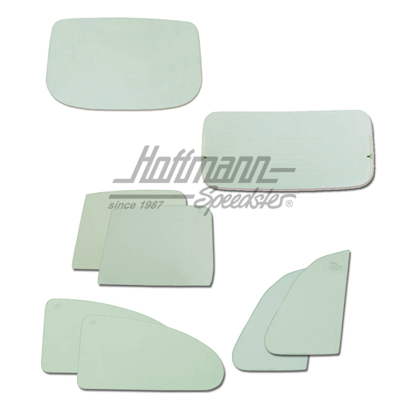 Komplettverglasung, Limousine, 1303,grün Komplettverglasung, Limousine, 1303,grün