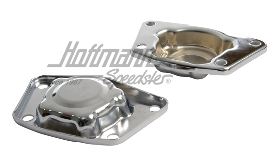 Drehstabdeckel, Pendelachse, Chrom Drehstabdeckel, Pendelachse, Chrom