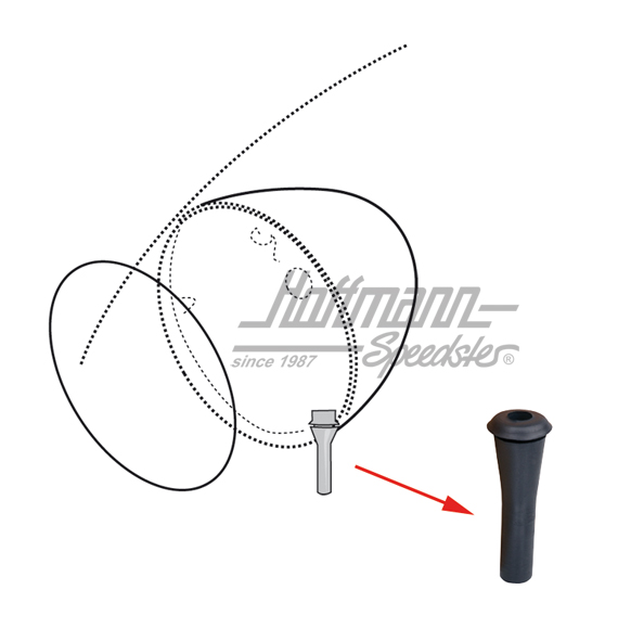 Wasserablauftülle, Lampentopf Wasserablauftülle, Lampentopf