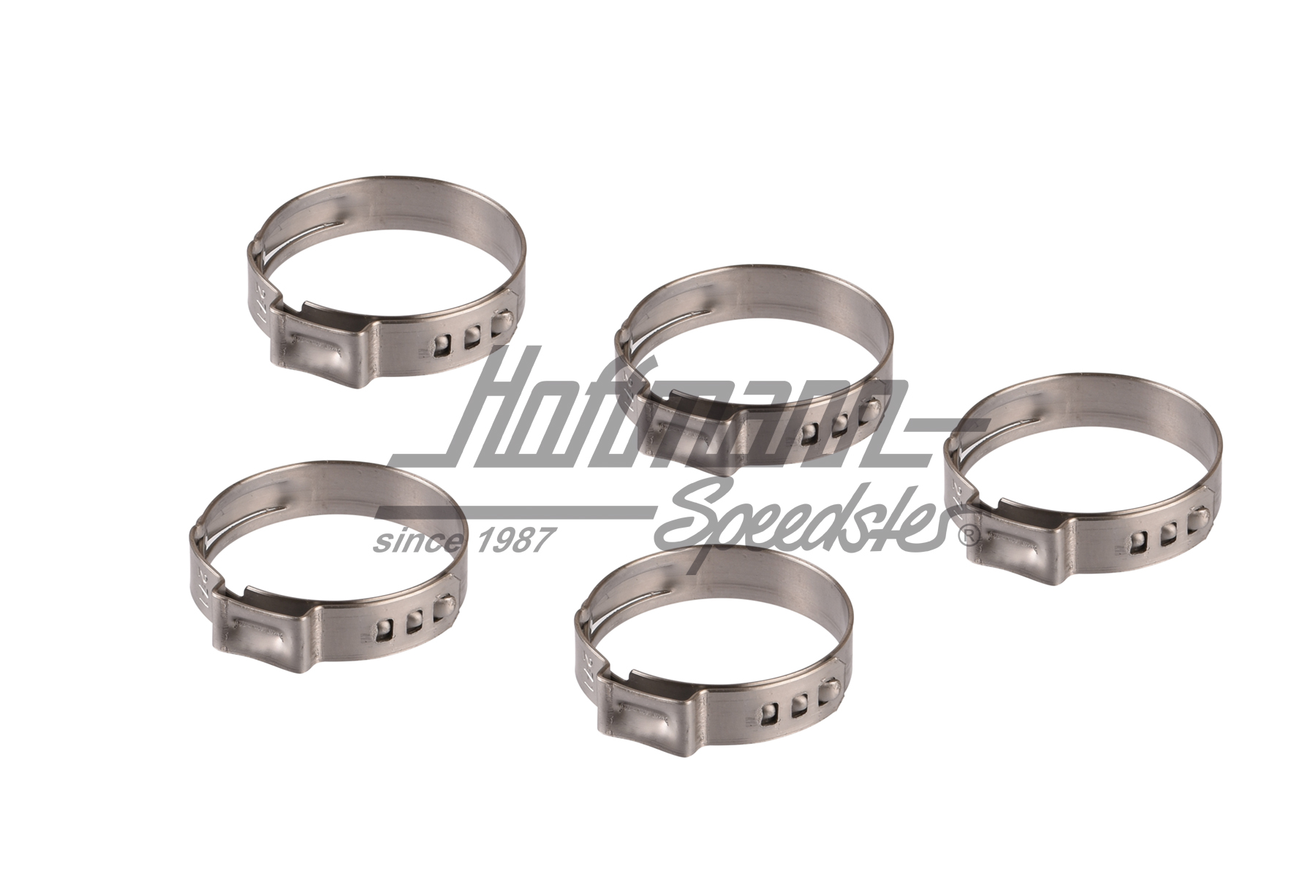 Einohrschellen, einstellbar, 23.9-27.1mm