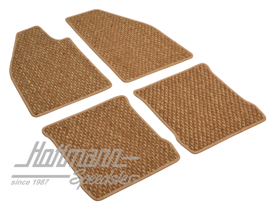 Fußmatten, Kokos, 72-, beige/hellbraun, ohne Fußstütze