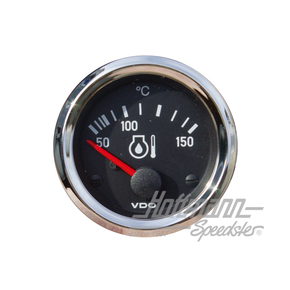 Ölthermometer, "Cockpit international", Chrom Ölthermometer, "Cockpit international", Chrom