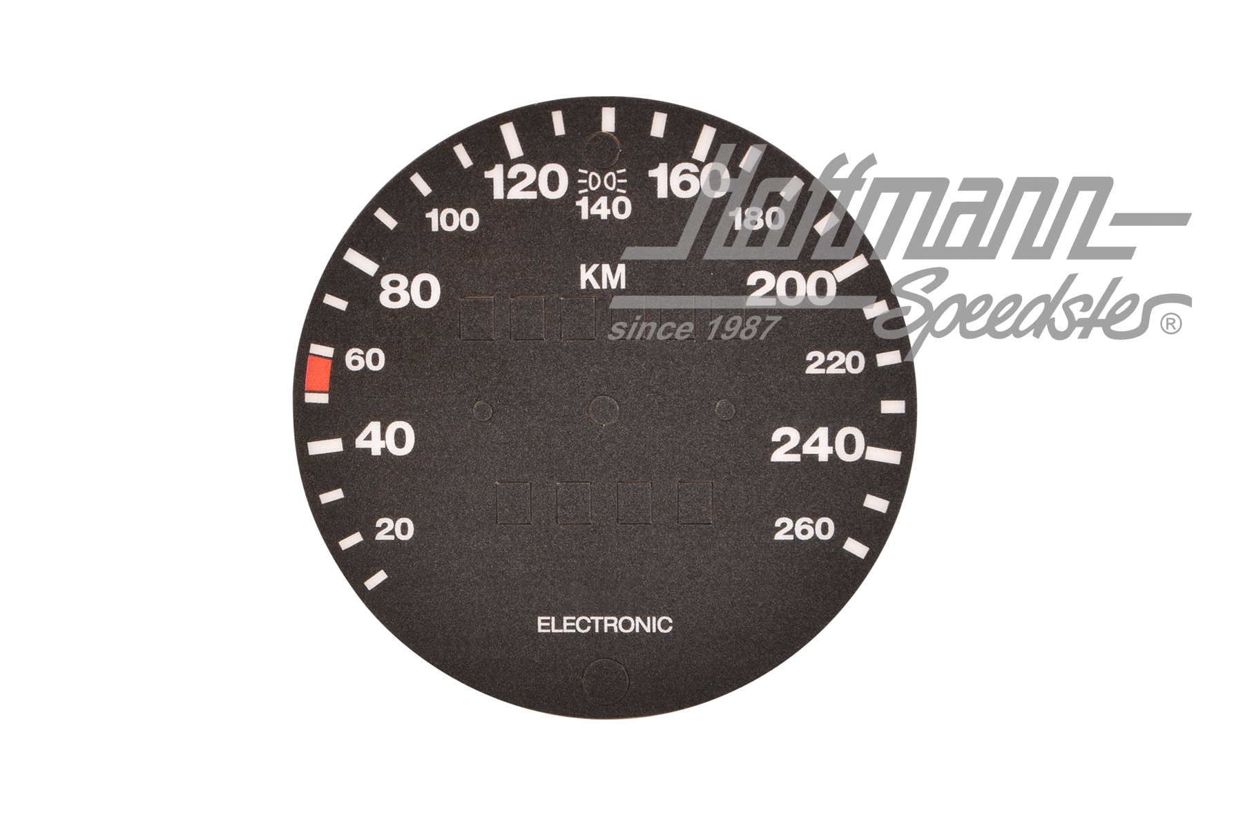 Zifferblatt, MPH auf Km/h, 911, 84-89