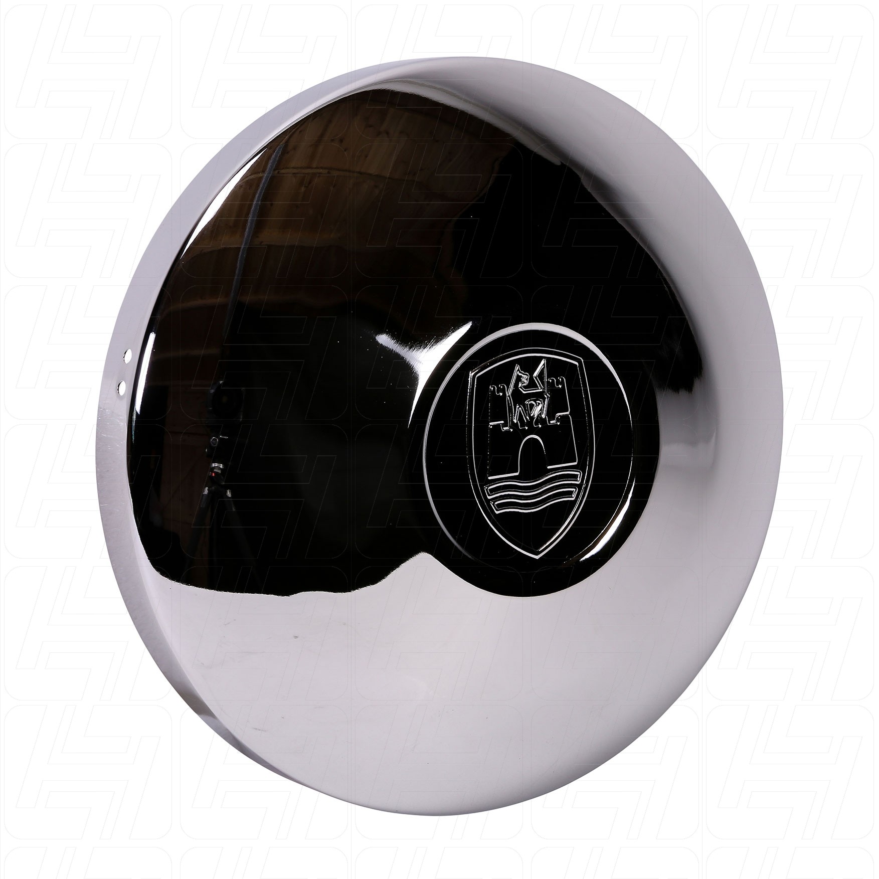 Radkappe, flach, Serie, WOB, Chrom Radkappe, flach, Serie, WOB, Chrom