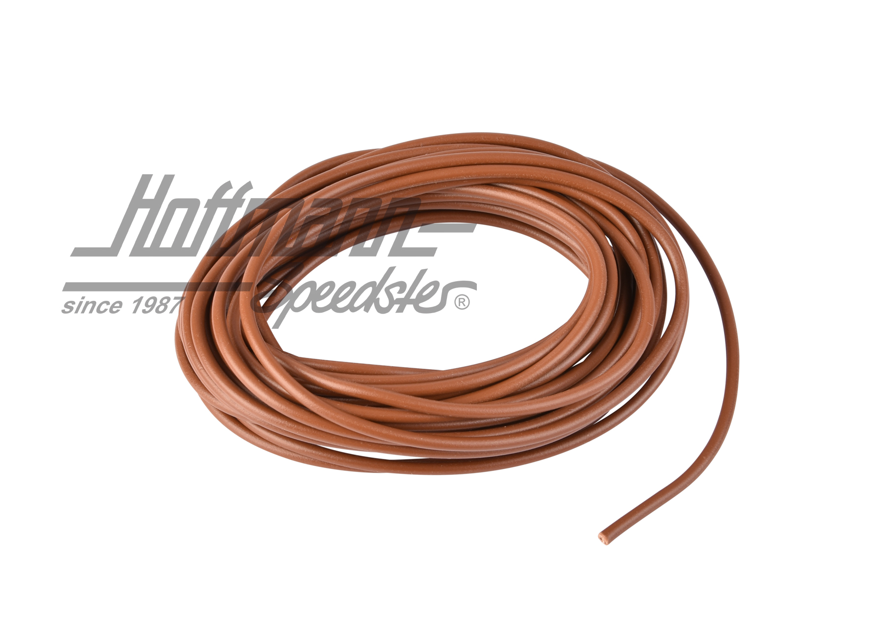 Elektrokabel, 1 mm², 5 lfm., braun Elektrokabel, 1 mm², 5 lfm., braun