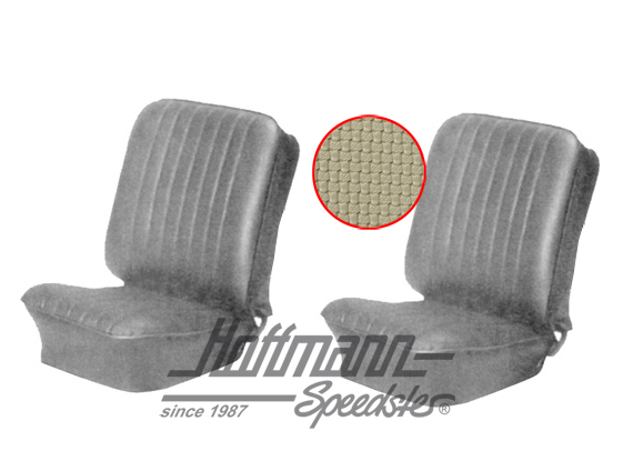 Sitzbezüge, Karmann, vorne, 60-66, beige