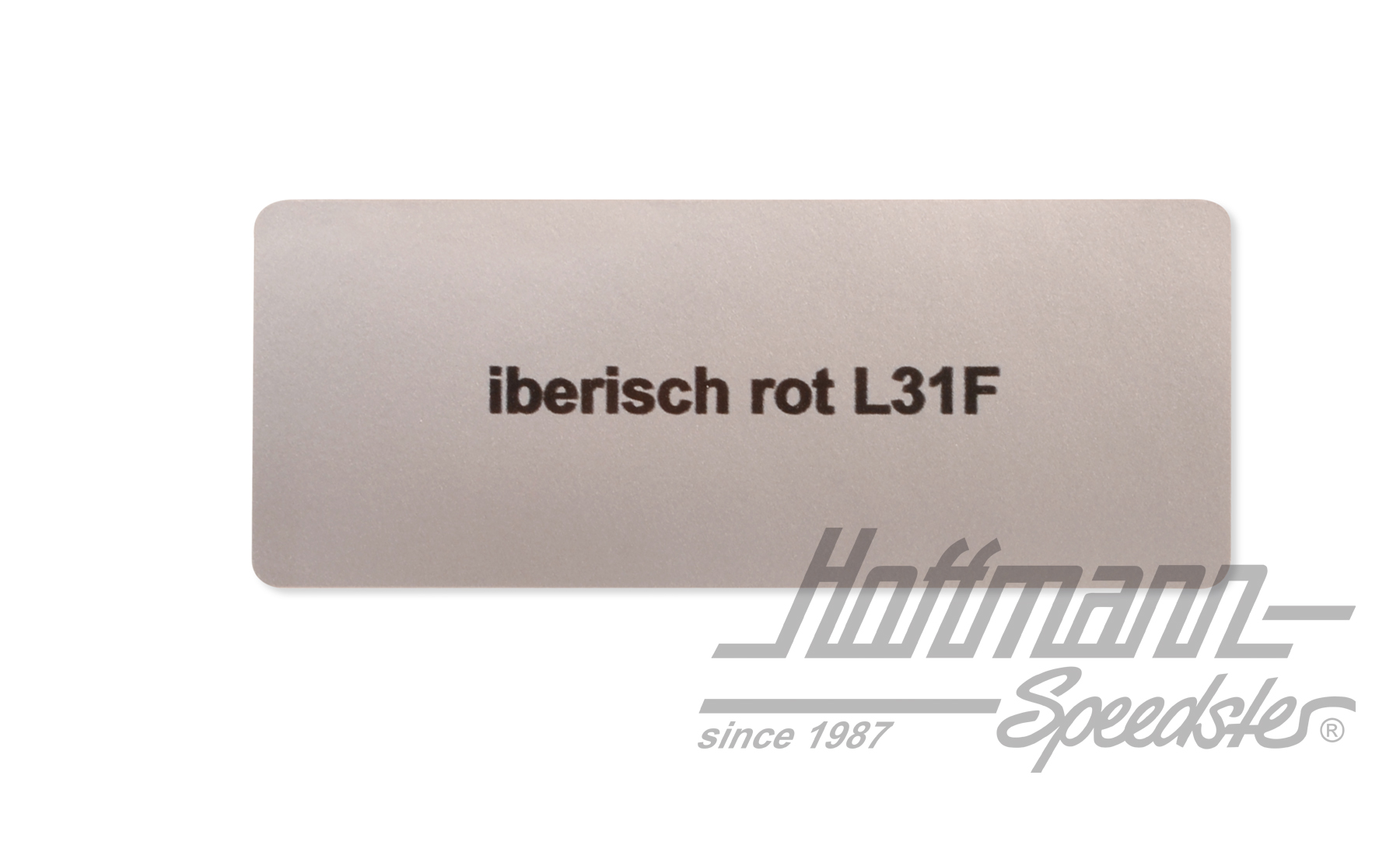 Aufkleber, Farbnummer L31F,iberisch rot Aufkleber, Farbnummer L31F,iberisch rot