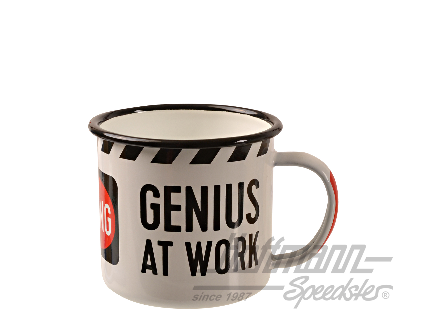 Blechbecher, Genius At Work Blechbecher, Genius At Work