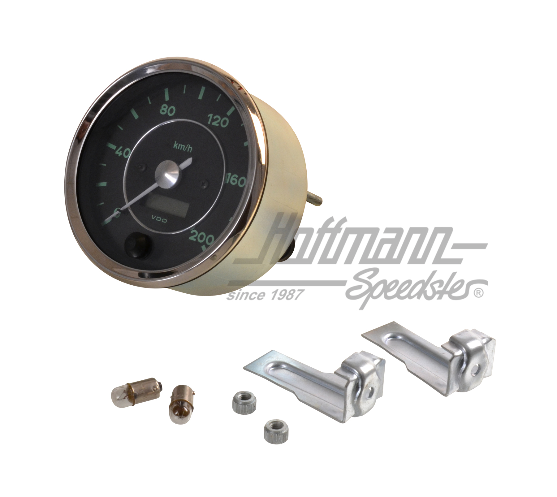 Tachometer, Porsche 356, 100mm, km/h