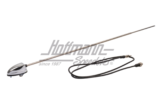 Antenne, universal, 1-Fuß, Chromfuß Antenne, universal, 1-Fuß, Chromfuß