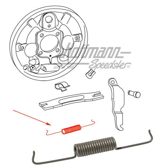 Feder, dick, Vorderachse Feder, dick, Vorderachse