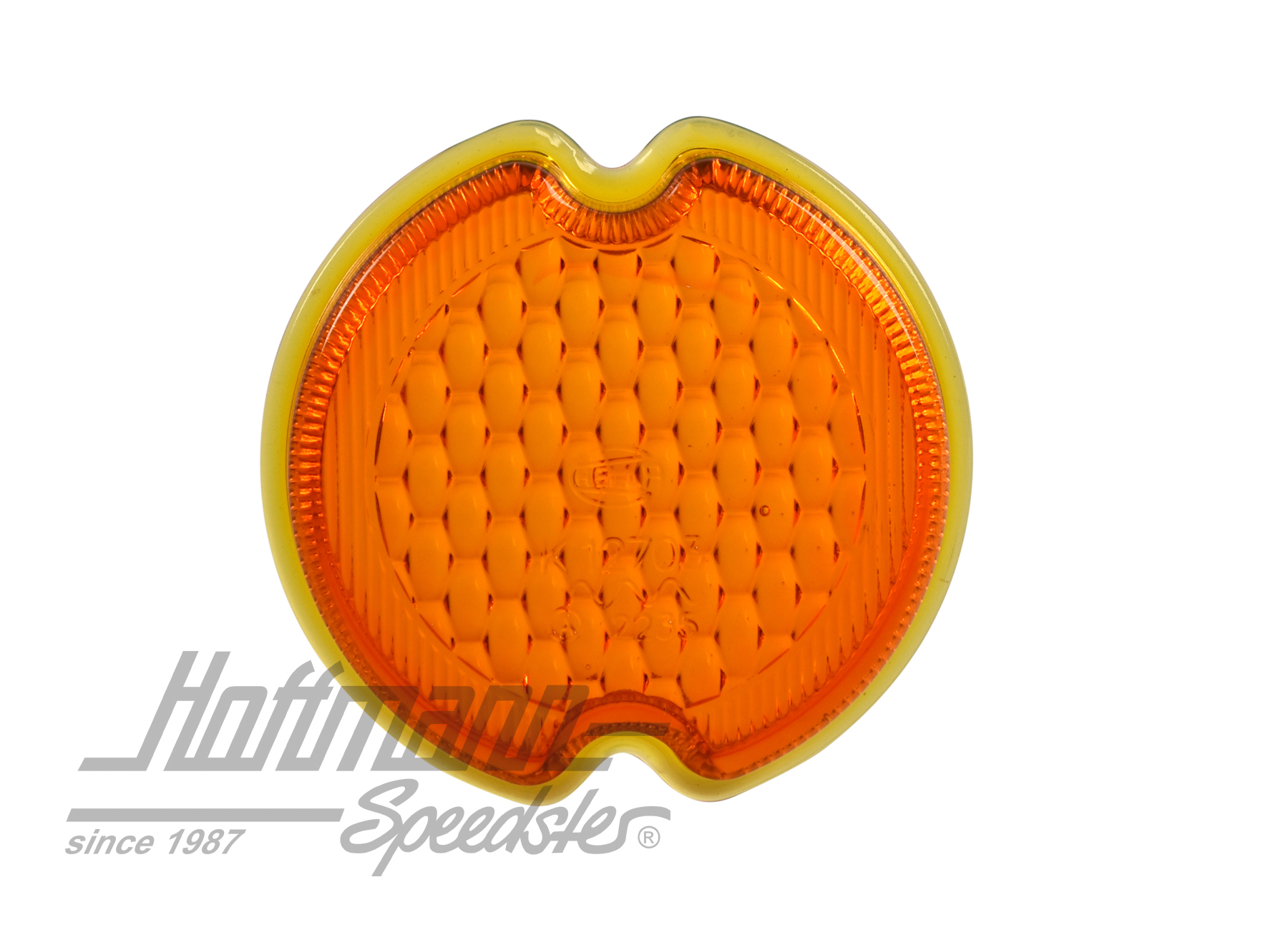 Rückleuchtenglas, 58-61, orange,Hella(G)