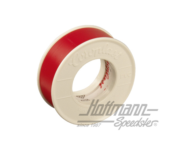 Isolierband, 10 Meter, rot Isolierband, 10 Meter, rot