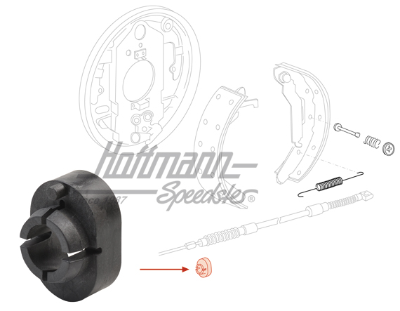 Clip, Handbremsseil, Bus T3, -83