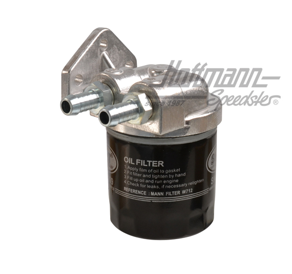 Ölfilterträger, mit Filter,Anschluss li. Ölfilterträger, mit Filter,Anschluss li.