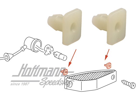 Clip, Blinkerglas/Gehäuse, 8.74- Clip, Blinkerglas/Gehäuse, 8.74-