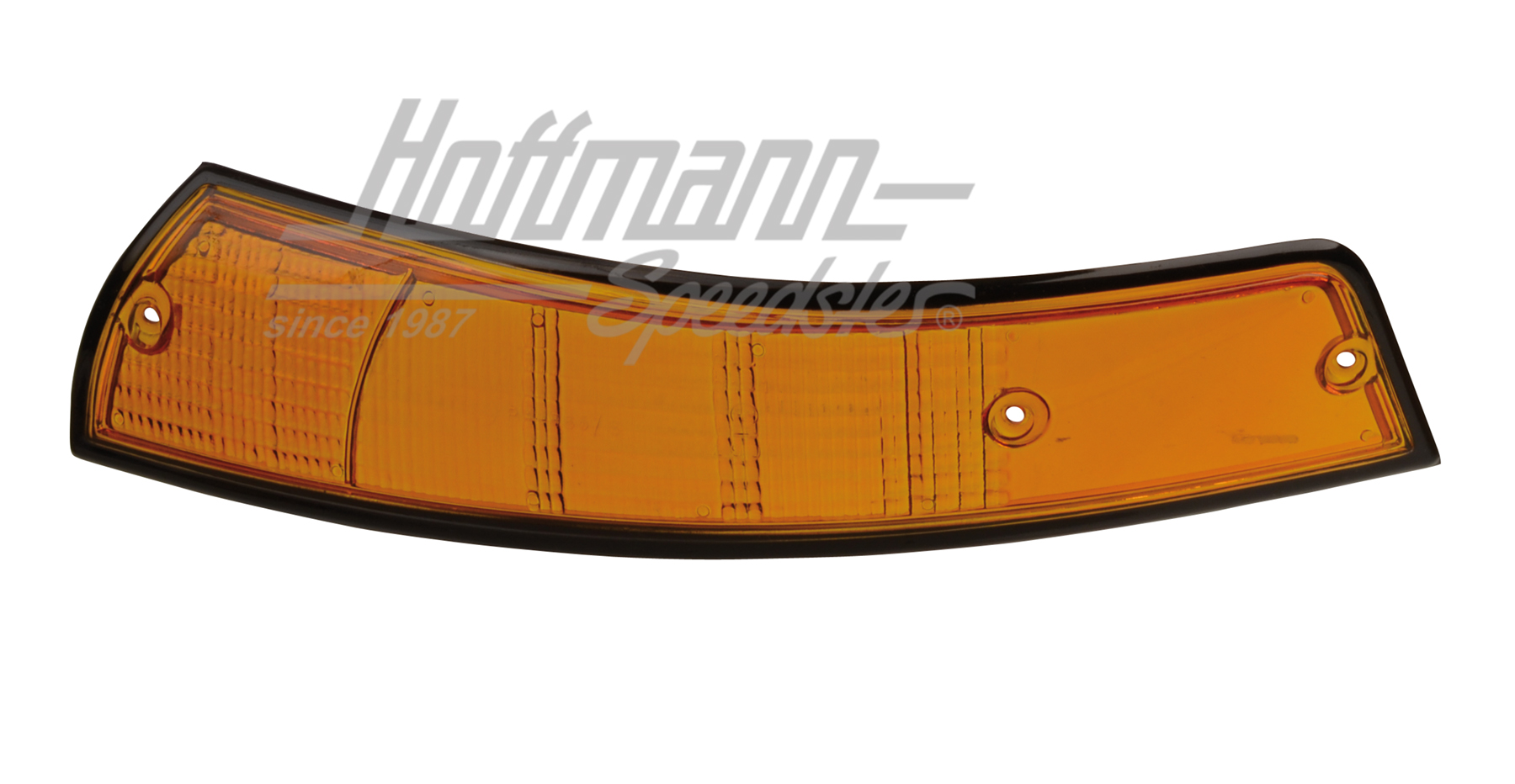 Blinkerglas, gelb/schwarz, 72-73, links Blinkerglas, gelb/schwarz, 72-73, links