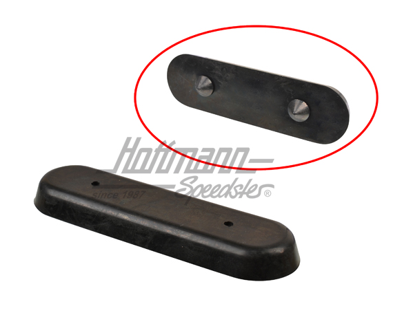 Gummipuffer, vorne, 2/3 Sitzbank, 60-62