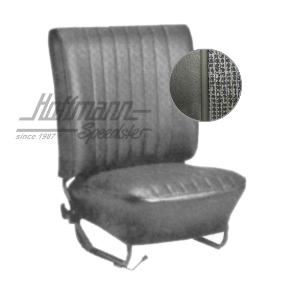 Sitzbezüge, Limousine, 64-67, Meshmuster, grau