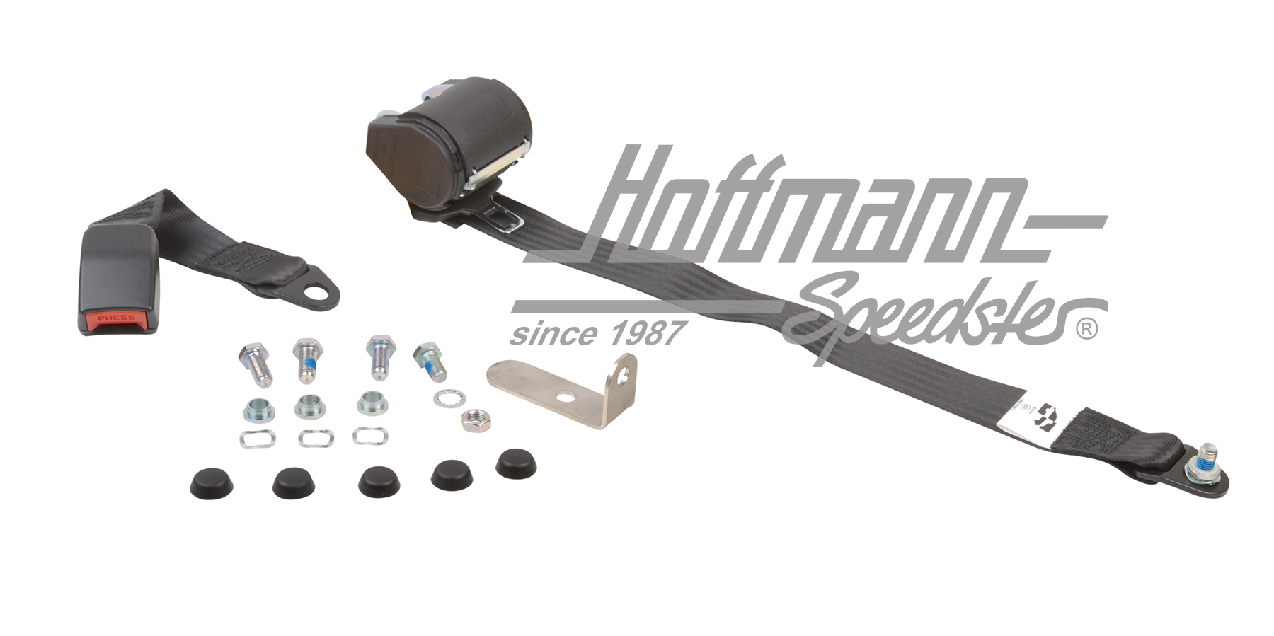 Automatikgurt, hinten, schwarz, Cabrio