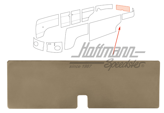 Heckklappenverkleidung, 55-63, beige