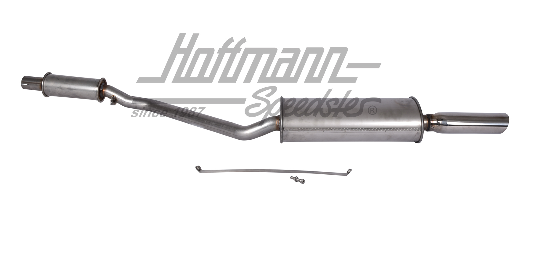 Auspufftopf, Serie, Edelstahl, 924, 2.0