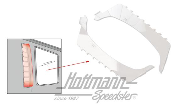 Lufthutzen, Bus T1, Airscoop Set, 63-67