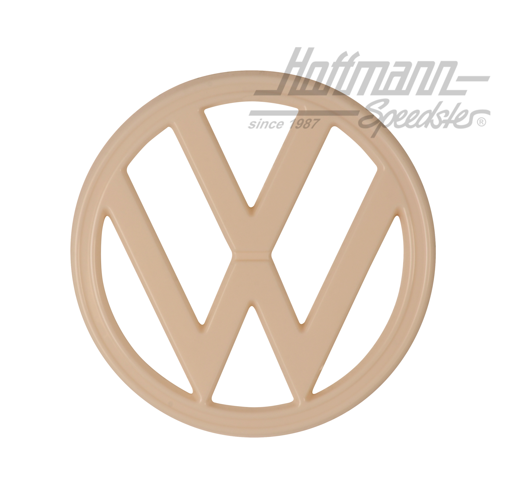 Emblem, vorne, Bus T2, 180mm, weiß