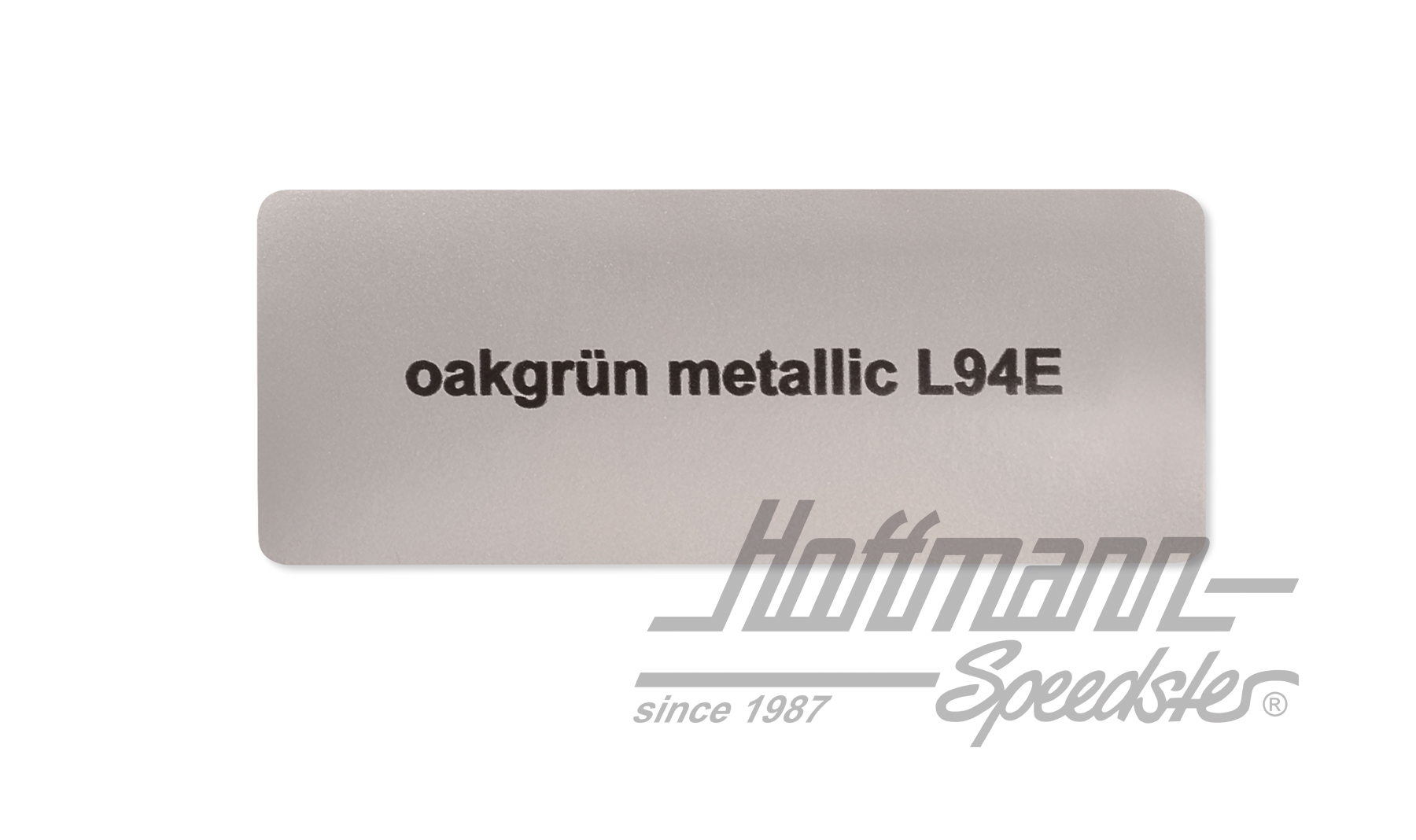 Aufkleber, Farbnummer L94E, oakgrün me.