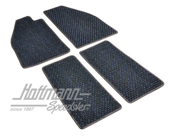 Fußmatten, Kokos, -57, blau/schwarz Fußmatten, Kokos, -57, blau/schwarz