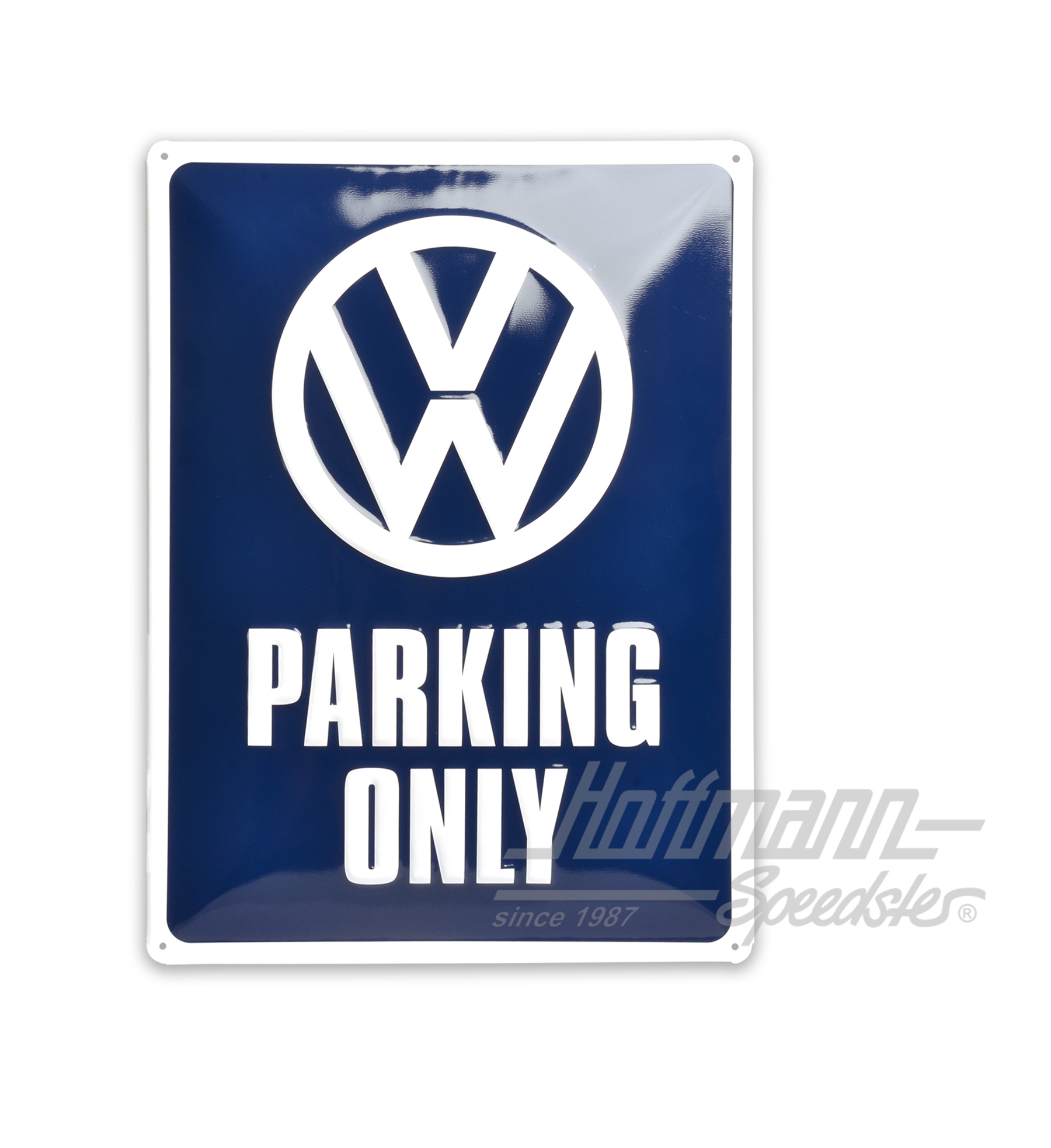 Blechschild, VW Parking only