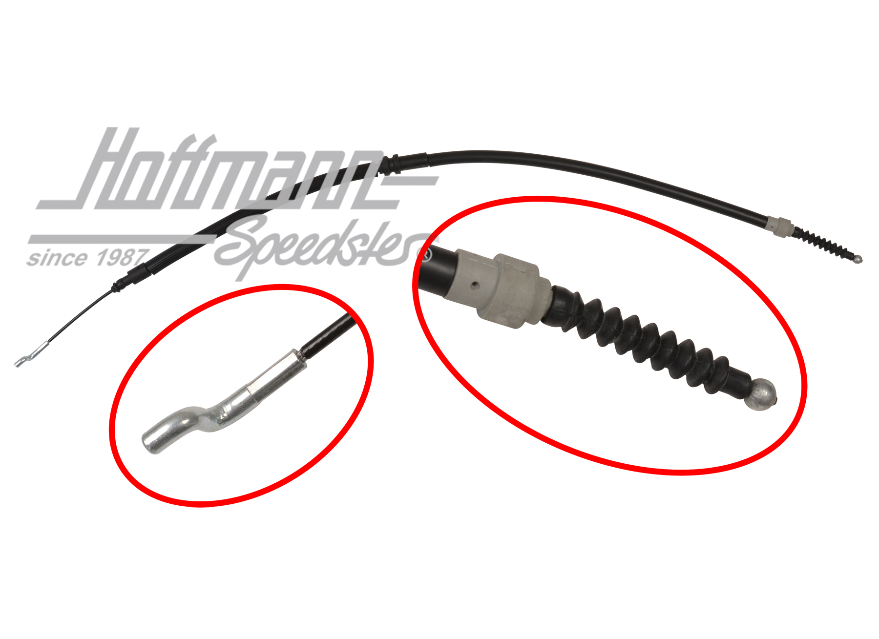 Handbremsseil, hinten, Bus T4, 1.96-1.97