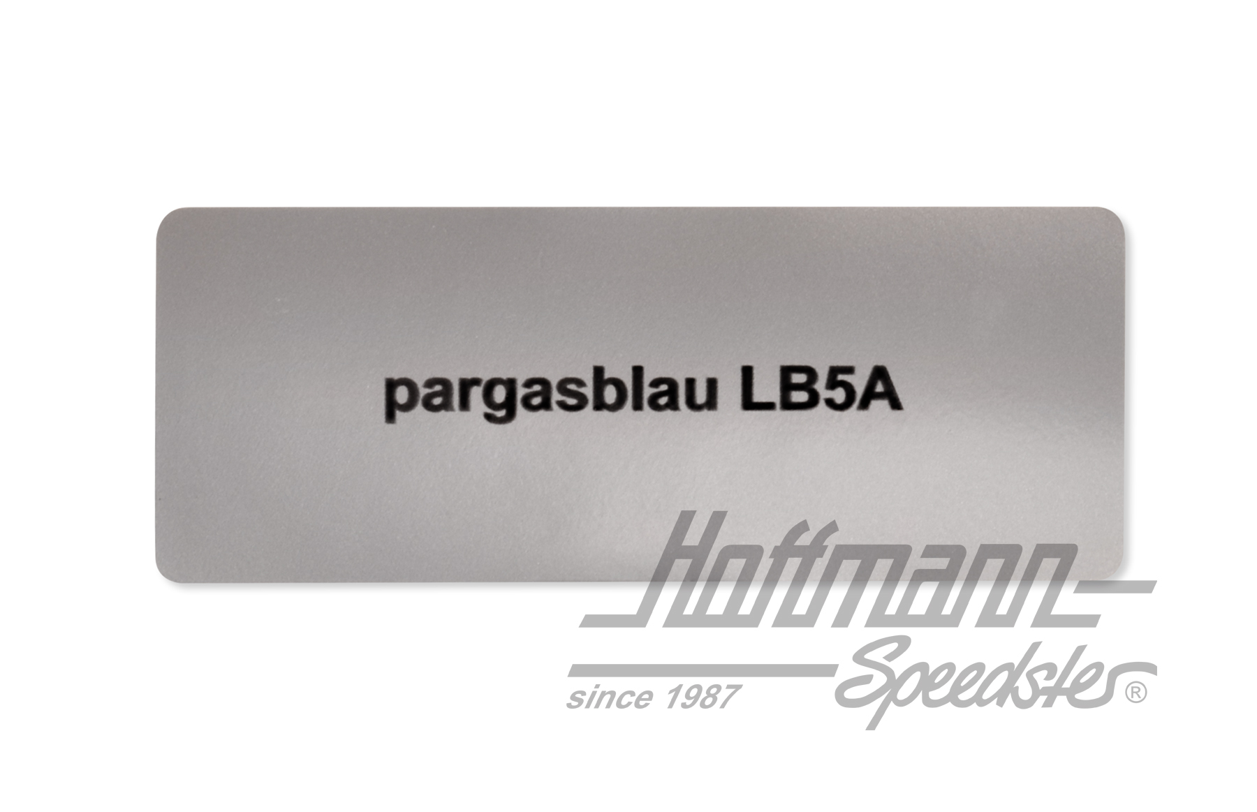 Aufkleber, Farbnummer LB5A, pargasblau