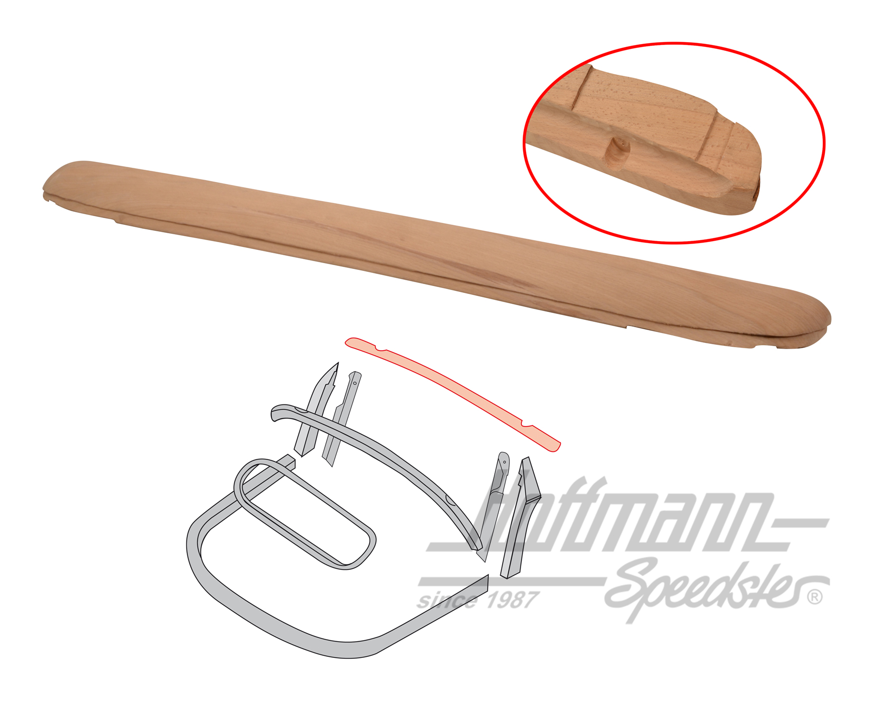Frontspriegel (Vollholz),  8.67-7.72 Frontspriegel (Vollholz),  8.67-7.72