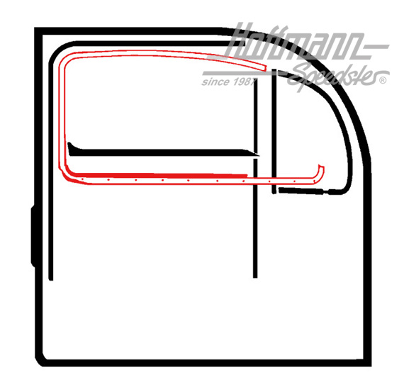 Türzierrahmen, kpl., silber, re, 64-, Germany Türzierrahmen, kpl., silber, re, 64-, Germany