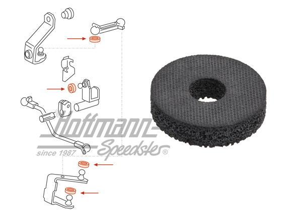 Dichtung, unter Schaltstange, Golf /Bus Dichtung, unter Schaltstange, Golf /Bus