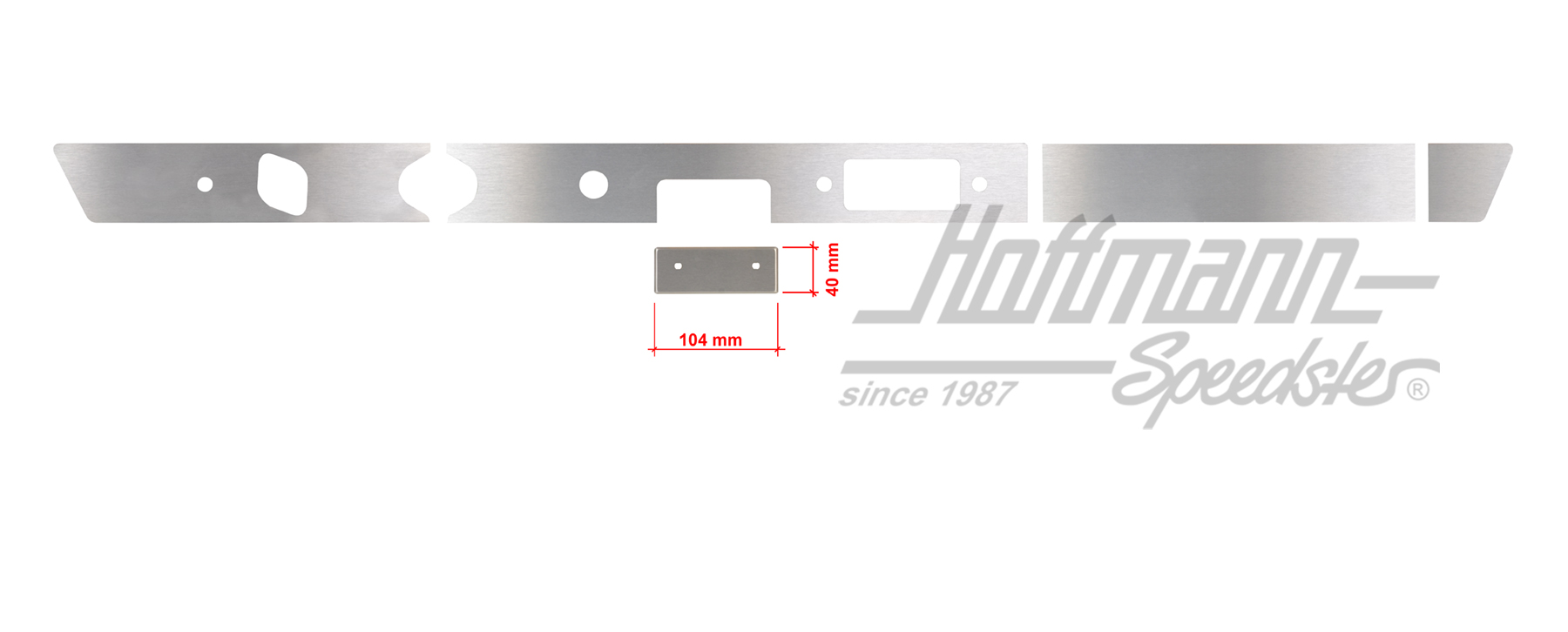 Blende, Armaturenbrett, 911, 104x40mm Blende, Armaturenbrett, 911, 104x40mm
