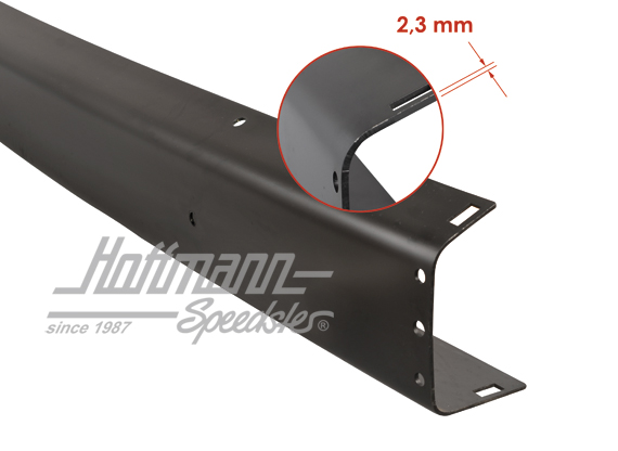 Stoßstange, hinten, schwarz,Top-Qualität