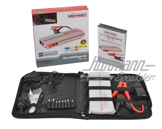 Starthilfe mit Powerbank, 12V, 600A