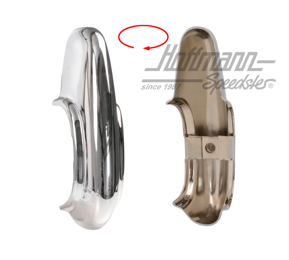 Stoßstangenhorn, Brezel, .49-9.52, Chrom