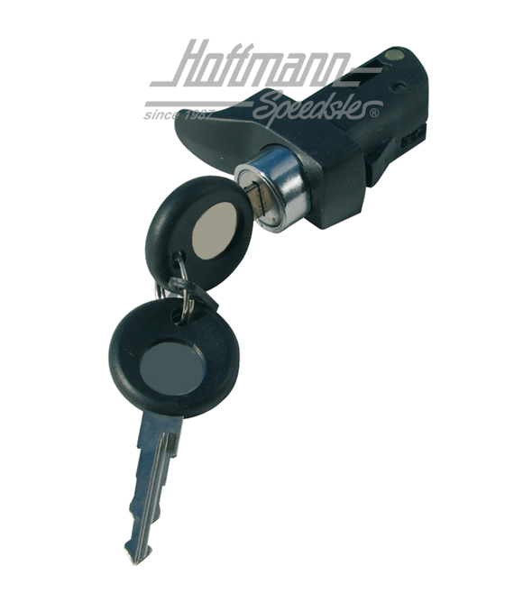 Motorklappenschloss, schwarz, Bus T2, 71-79 Motorklappenschloss, schwarz, Bus T2, 71-79