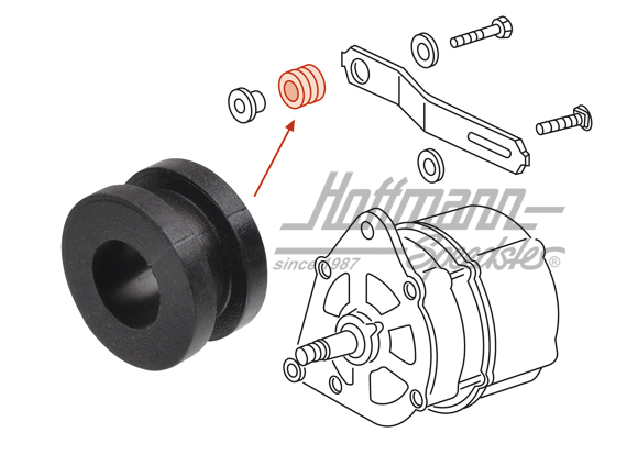 Gummilager, Halter Lichtmaschine,1.5-2.0