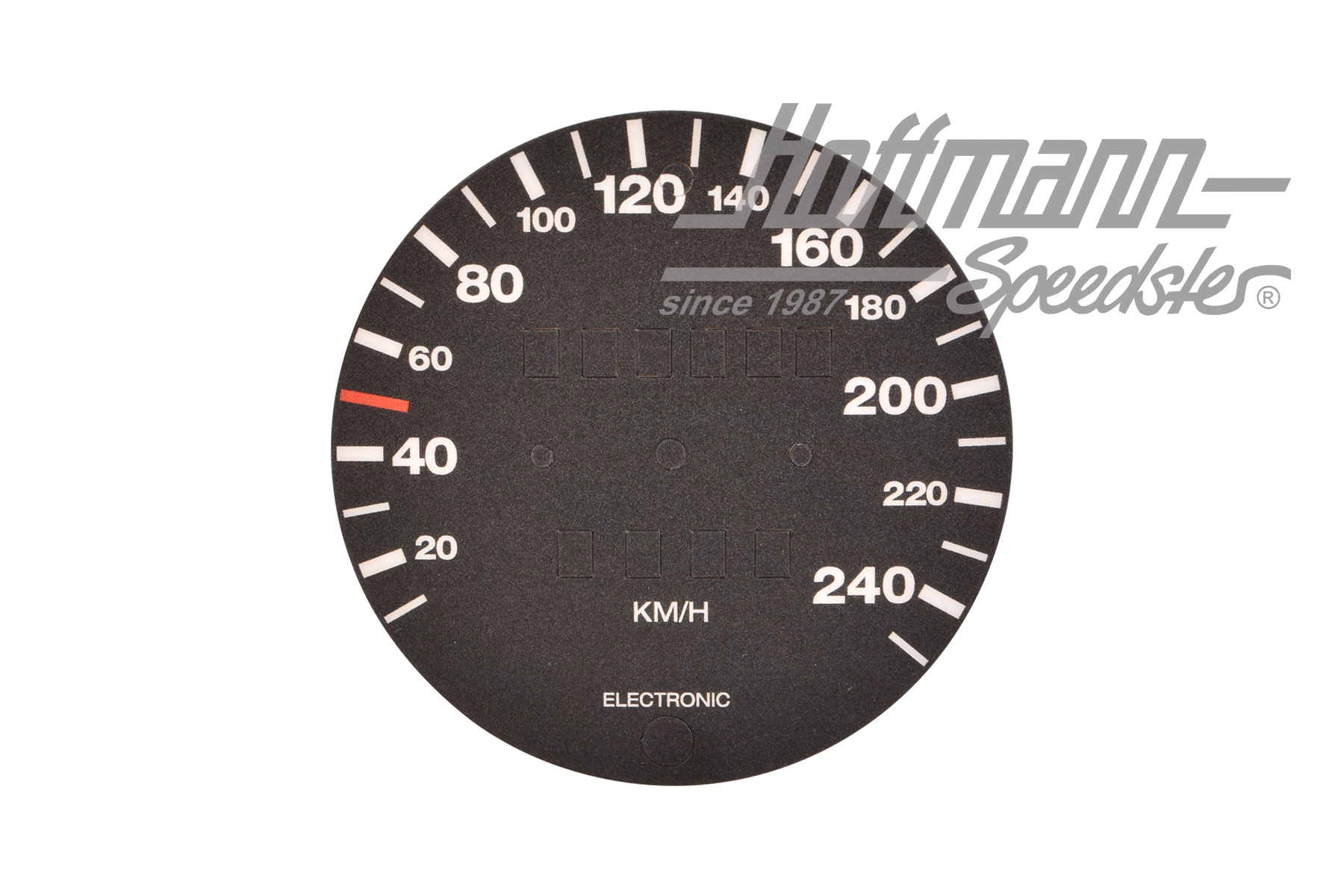 Zifferblatt, MPH auf Km/h, 911, 75-83