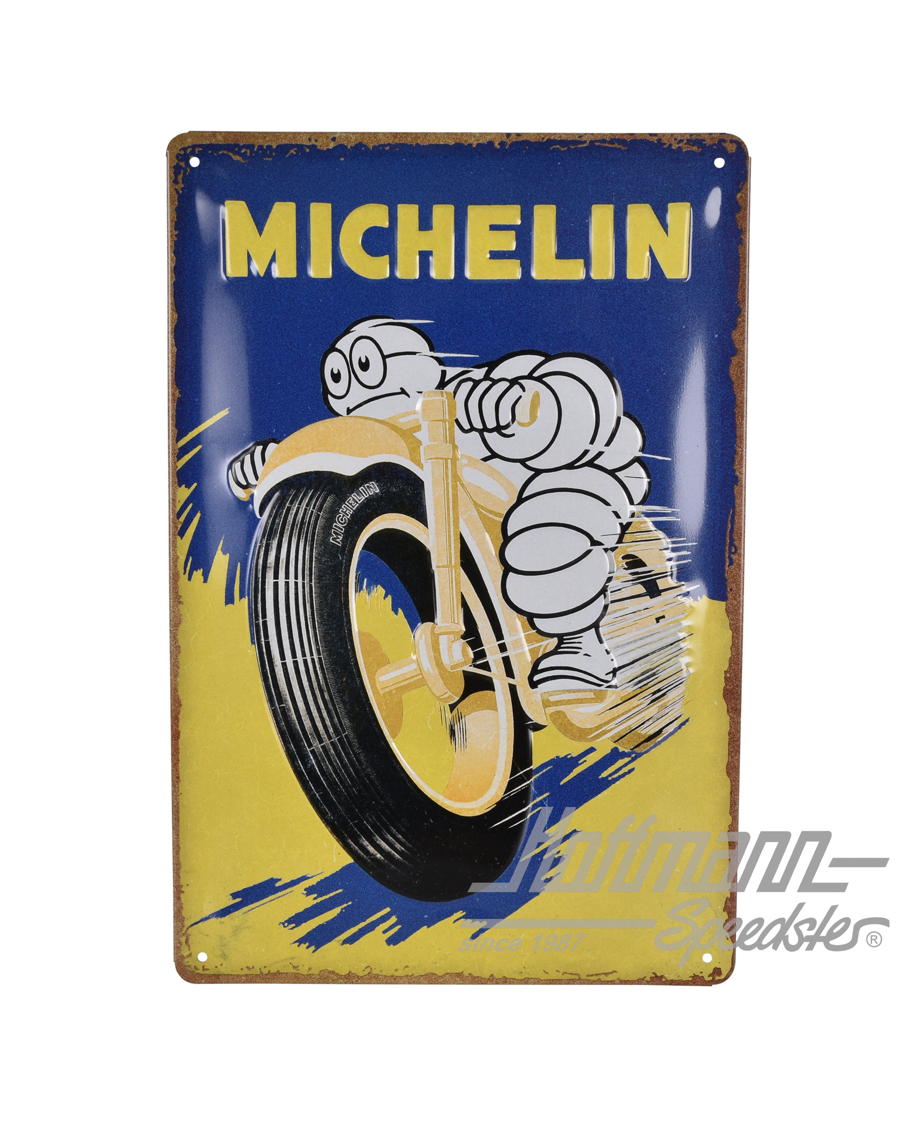 Blechschild, Michelin, Motorcycle Blechschild, Michelin, Motorcycle