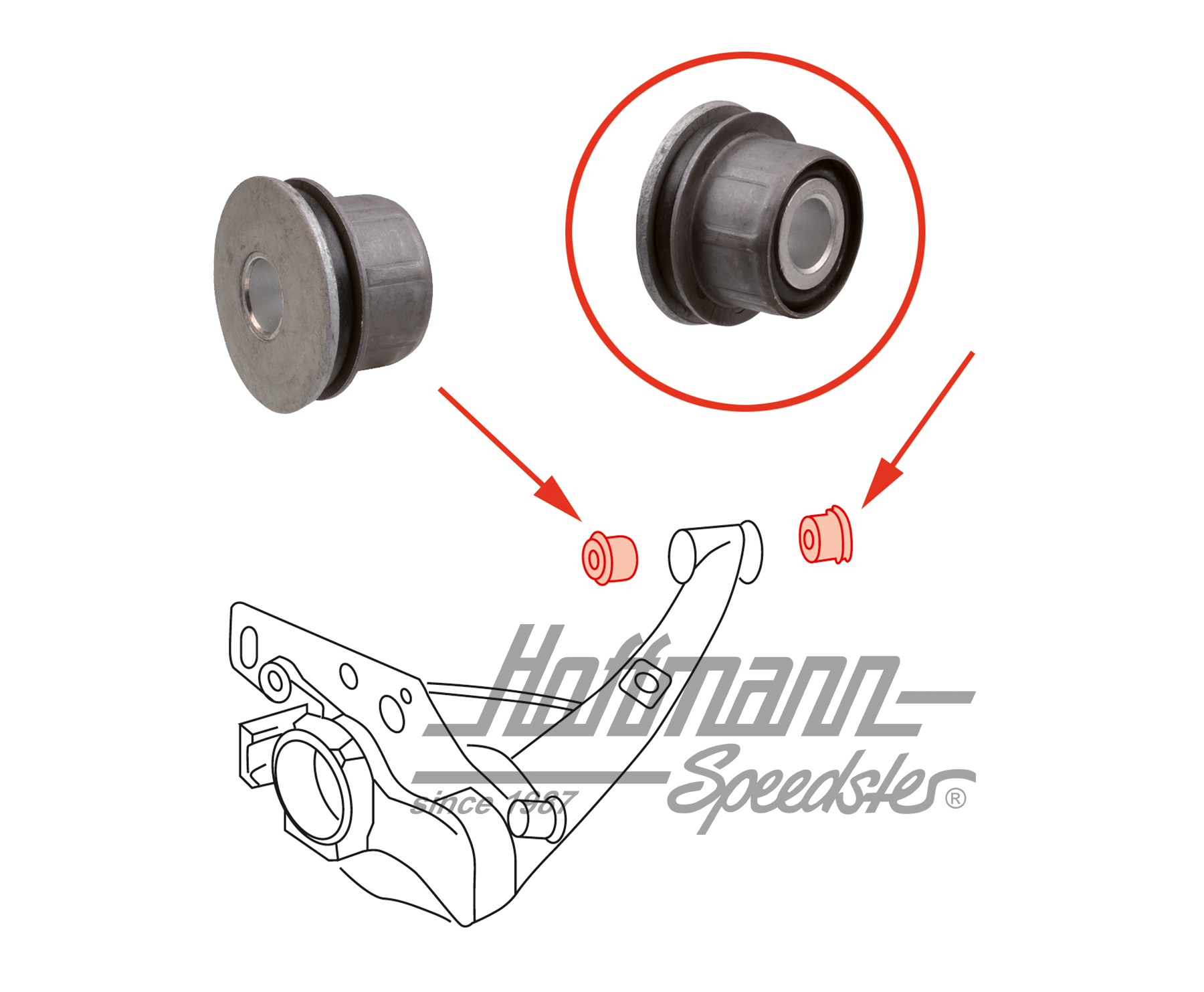 Lager, Achslenker, hinten, 911 Lager, Achslenker, hinten, 911