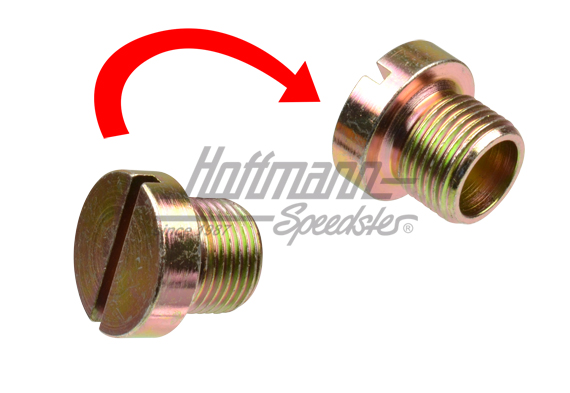 Schraube, Öldruckventil (alte Form)