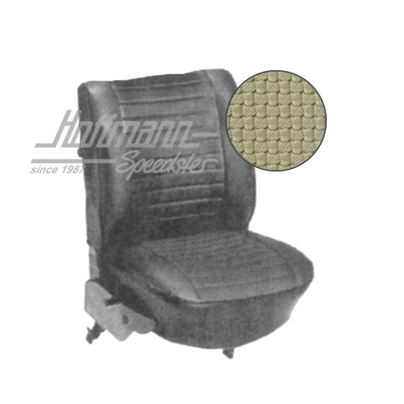 Sitzbezüge, Cabrio, 73-75, Korbmuster, beige