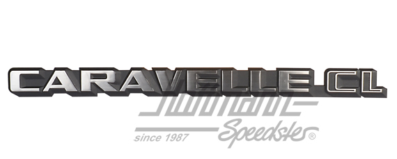 Schriftzug, Caravelle CL, hinten
