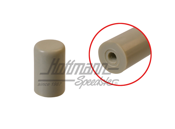 Knopf, Handbremshebel, grau Knopf, Handbremshebel, grau